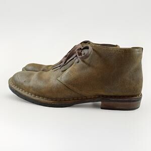 John Varvatos Star USA Men's Rugged Leather Chukka Boots, Brown, Size 9M